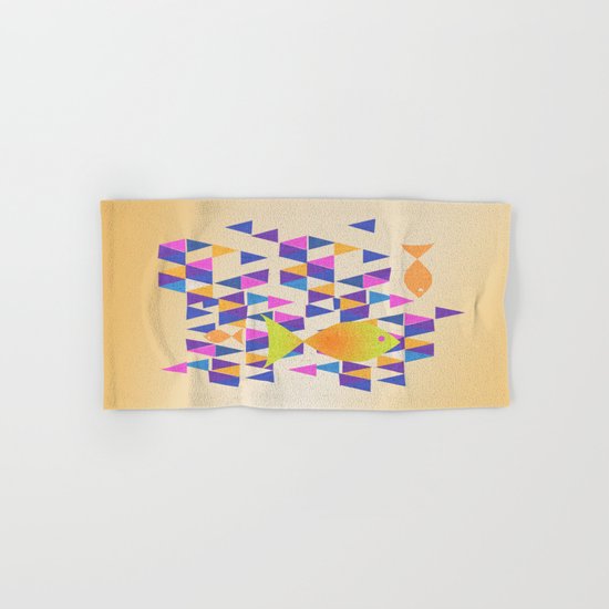 The Yellow Fish Hand & Bath Towel