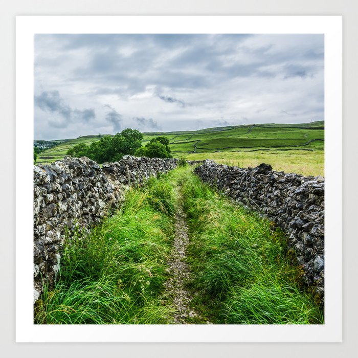 Great Britain Photography - Beautiful Trail In A National Park Art Print