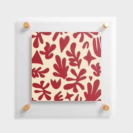 Matisse cutouts red Floating Acrylic Print