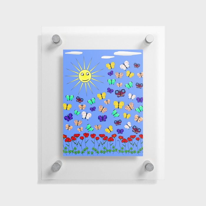 Summer Sky Floating Acrylic Print