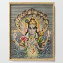Lord Vishnu  Serving Tray