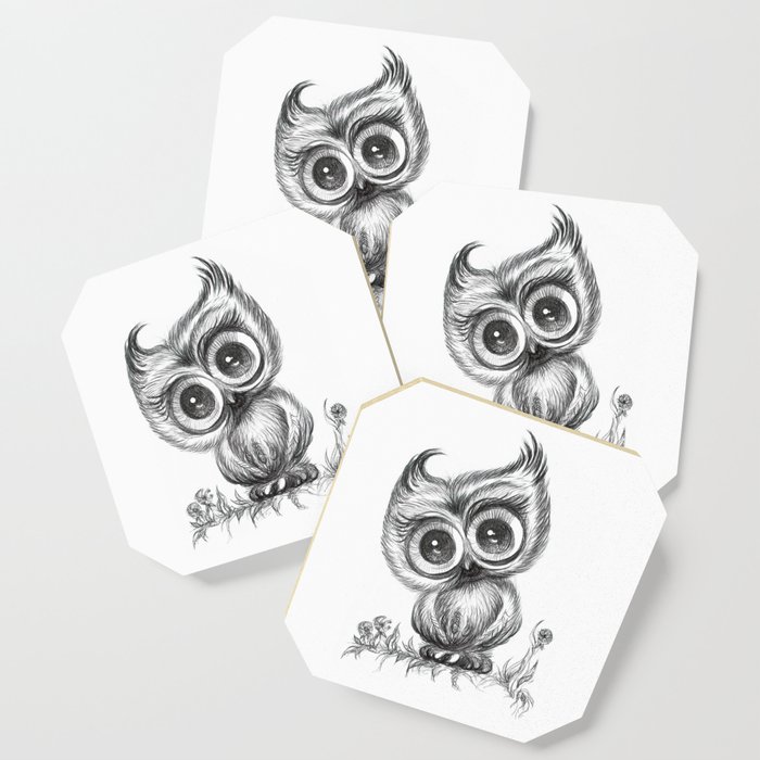 Baby Owl Wall Art Nursery Decor Bird Ilration Animals Coaster By Noramanapova Baby Owl Wall Art Nursery Decor Bird Ilration Animals Coaster By Noramanapova
