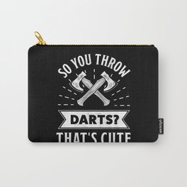 Axe throwing gift for men & women Funny Carry-All Pouch