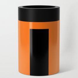 letter I (Black & Orange) Can Cooler