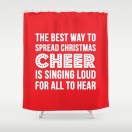 Christmas Cheer Shower Curtain