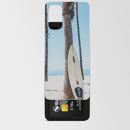 Surfboard, Beach Day, Palm Trees Android Card Case