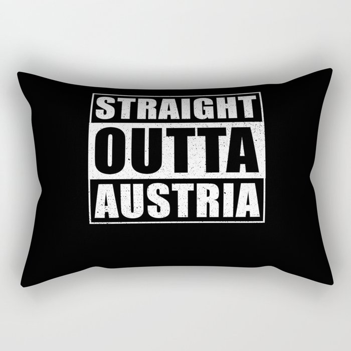 Straight Outta Austria Rectangular Pillow