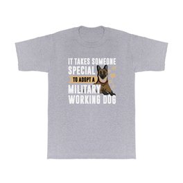 Belgian Malinois Military Working Dog Adoption T Shirt