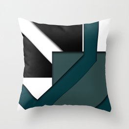 Broken lines Throw Pillow