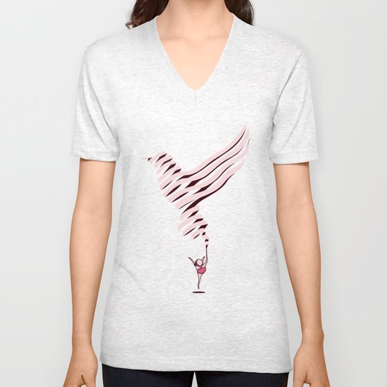 The Lark Ascending Unisex V-Neck