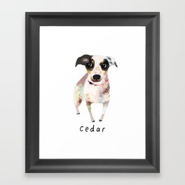 Cedar Framed Art Print