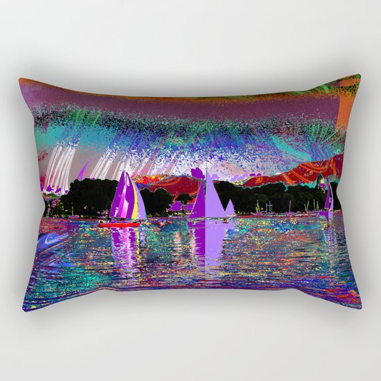 sailing today Rectangular Pillow