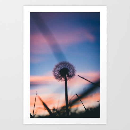 Hollow Sunset Art Print