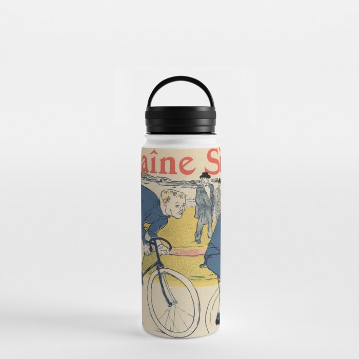 Vintage cycling water bottle top