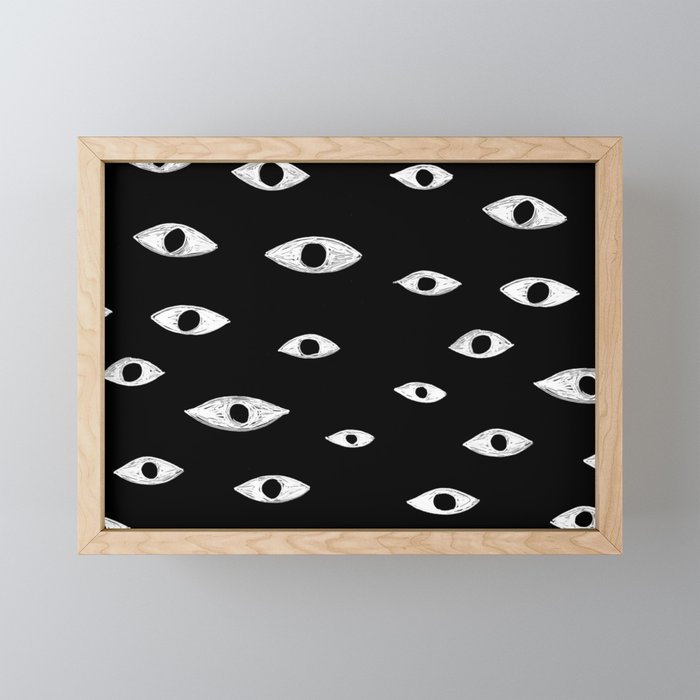 eyes Framed Mini Art Print
