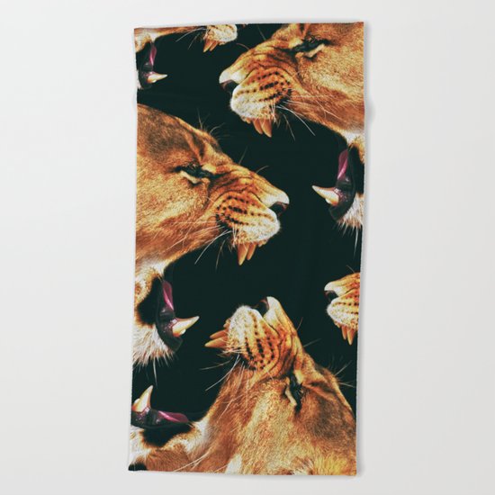 Lion Beach Towel