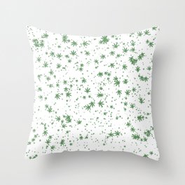 Weed  Throw Pillow