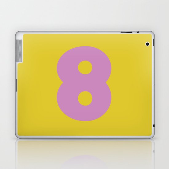 Number 8 Laptop & iPad Skin