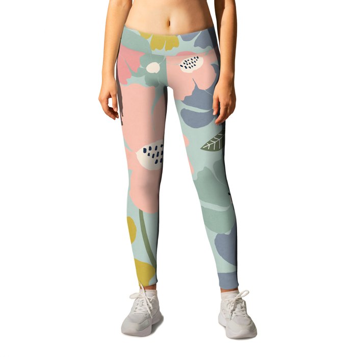 Happiness blooms bright Leggings
