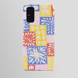 Stylized Pastel Floral Patchwork  Android Case