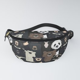 Bears of the world pattern Fanny Pack
