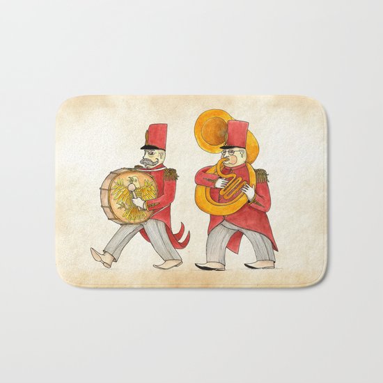 López, bass drum Bath Mat