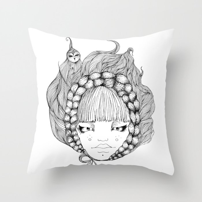 Tied Up Throw Pillow