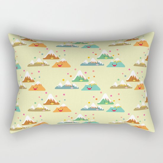 Mountain Friends Rectangular Pillow