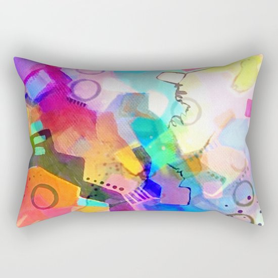 Fall Into Color Rectangular Pillow