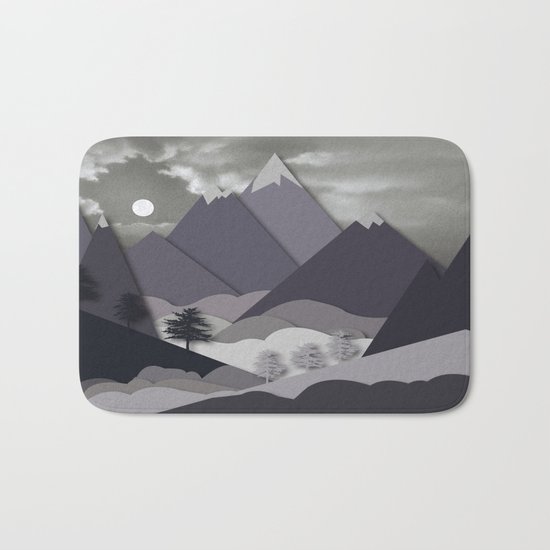 Night Mountains No. 24 Bath Mat