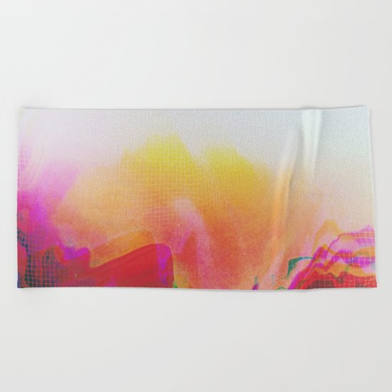 Glitch 20 Beach Towel