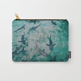 Shoal of Sharks (Color) Carry-All Pouch