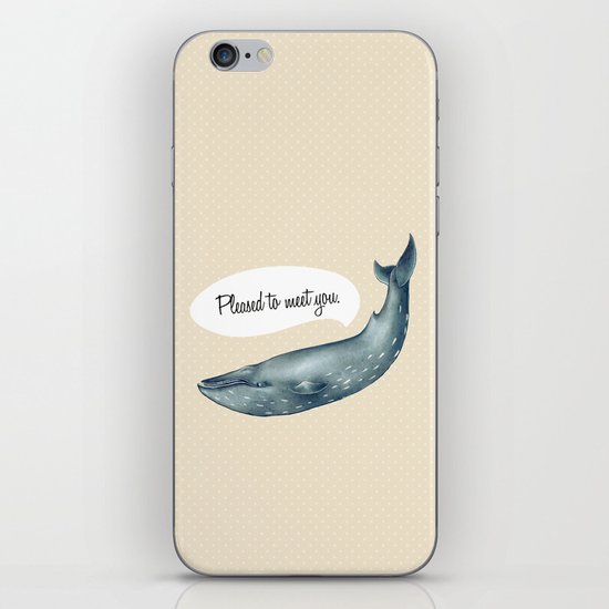 whale iPhone & iPod Skin