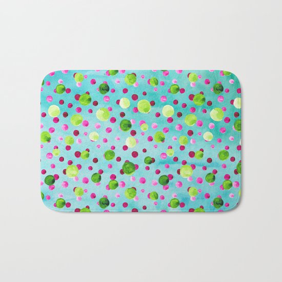 Polka Dot Pattern 09 Bath Mat