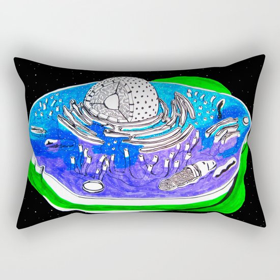 Animal Cell Rectangular Pillow