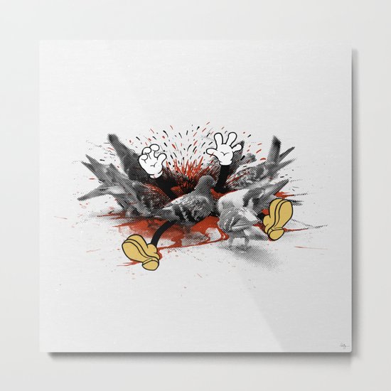 Pop Culture Consumption Metal Print