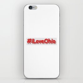 "#iLoveOhio " Cute Design. Buy Now iPhone Skin