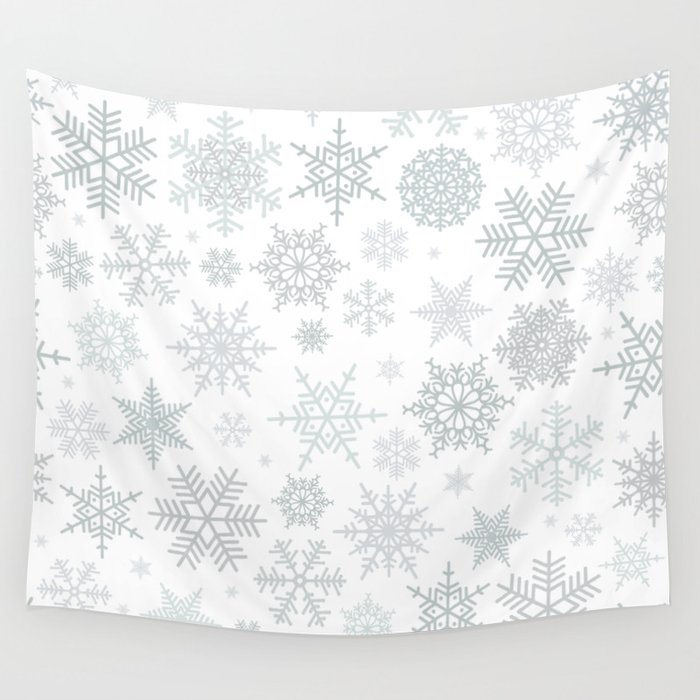 Snowflake pattern Wall Tapestry