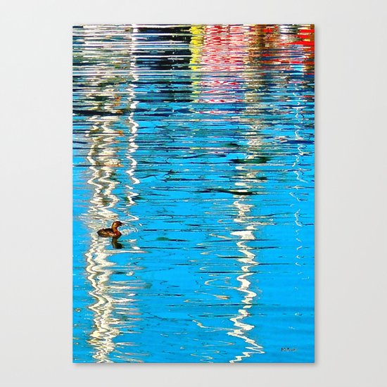 Harbor Watercolors Canvas Print