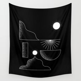 Abstract pieces Wall Tapestry