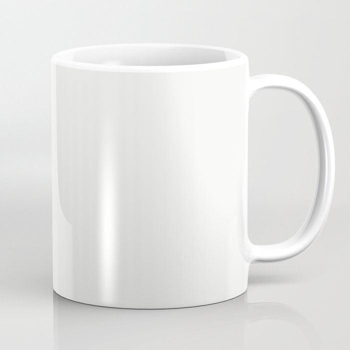 Neutral Off White Solid Color Parable to Ultra White 7006-24 by Valspar Coffee Mug