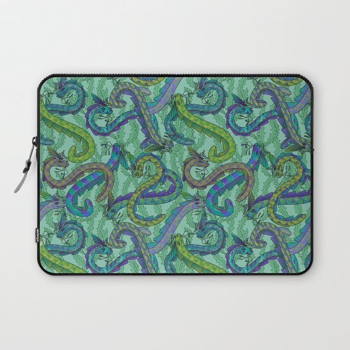Sea Serpents - Light Laptop Sleeve