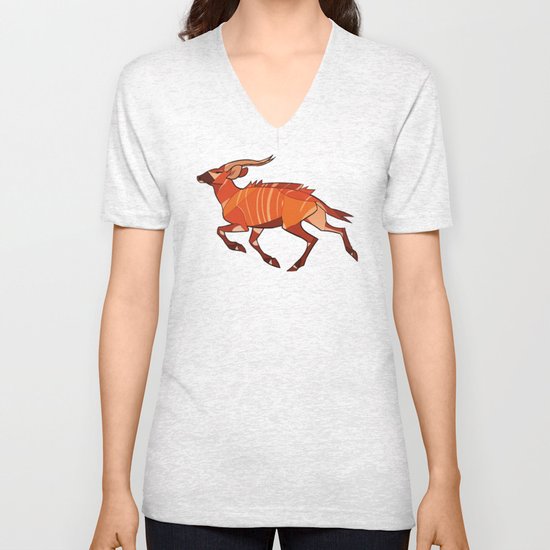 Bongo Antelope Unisex V-Neck