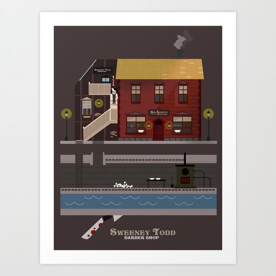 sweeney todd Art Print