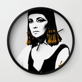 black & gold Cleo Wall Clock