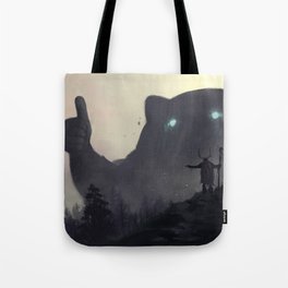yo bro is it safe down there in the woods? yeah man it's cool Tote Bag
