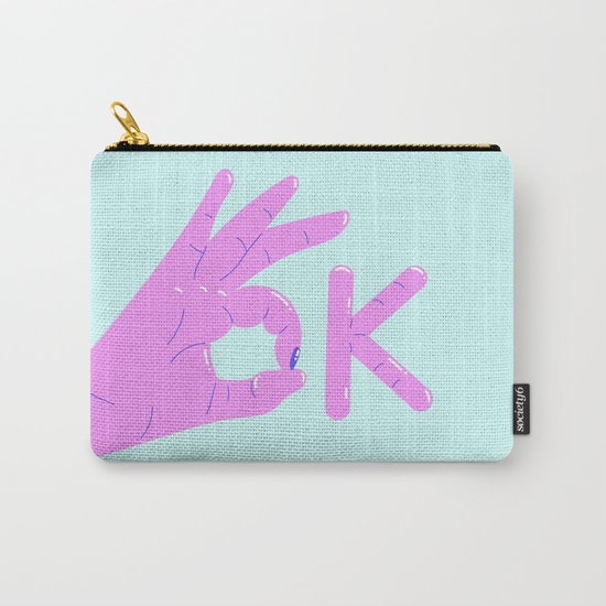 It’s alright! – purple version Carry-All Pouch
