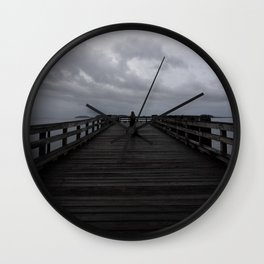 Lonely path Wall Clock