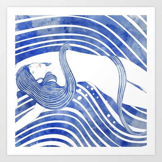 Water Nymph LXI Art Print
