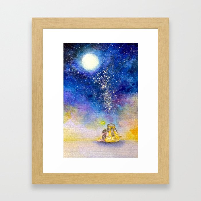 starry night framed art